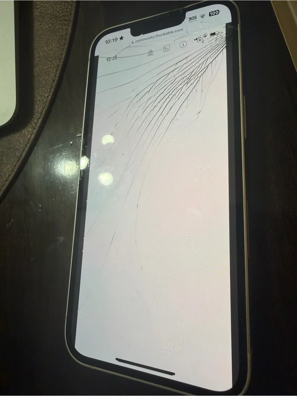 Apple iPhone 13 128GB Unlocked - Cracked Screen - Fully Functional